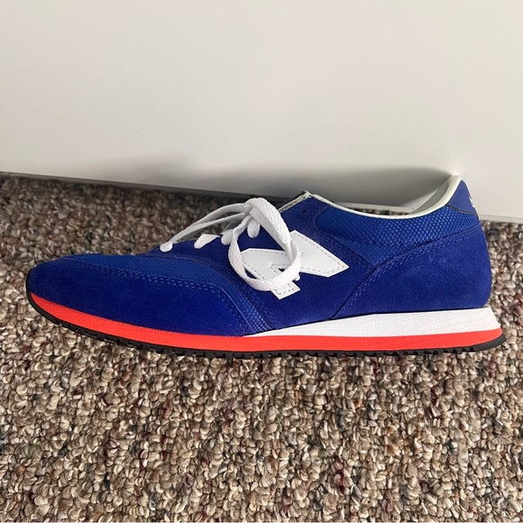 New Balance Blue Retro Sneakers White Logo Women’s - Picture 6 of 7